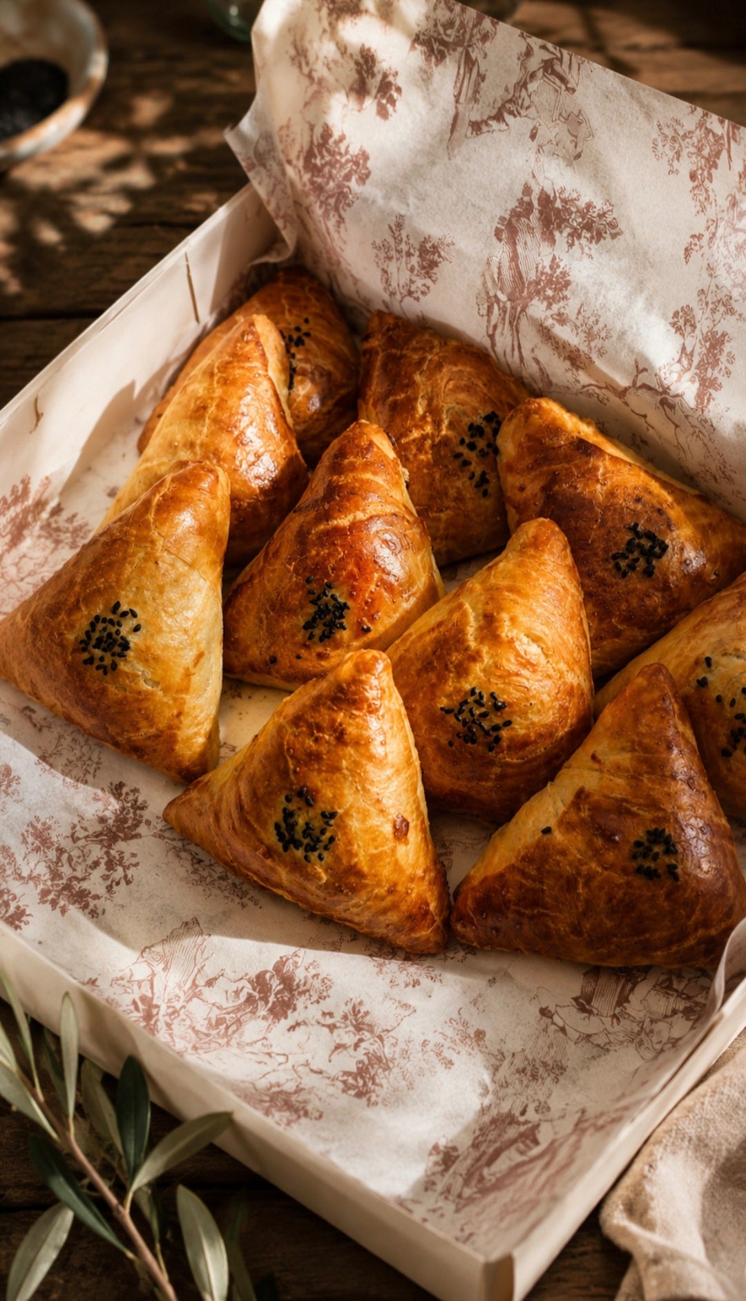 Самса с мясом и тыквой.( мини) 10 шт.