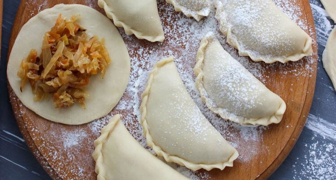 Dumplings with cabbage 1 kg (frozen semi-finished product)