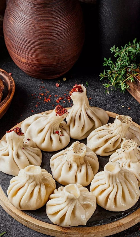 Homemade khinkali - chicken + turkey 1 kg (frozen semi-finished product)