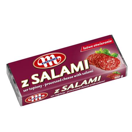 Fromage fondu au salami 100 gr.
