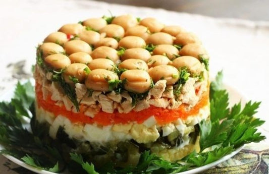 Salad "Mushroom Glade" (~6 persons) diameter 15 cm.