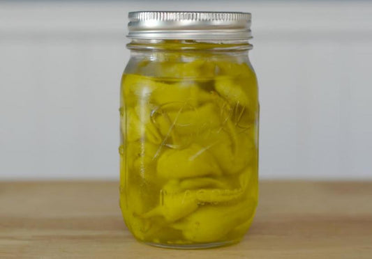 Pepper in oil. 435 gr.