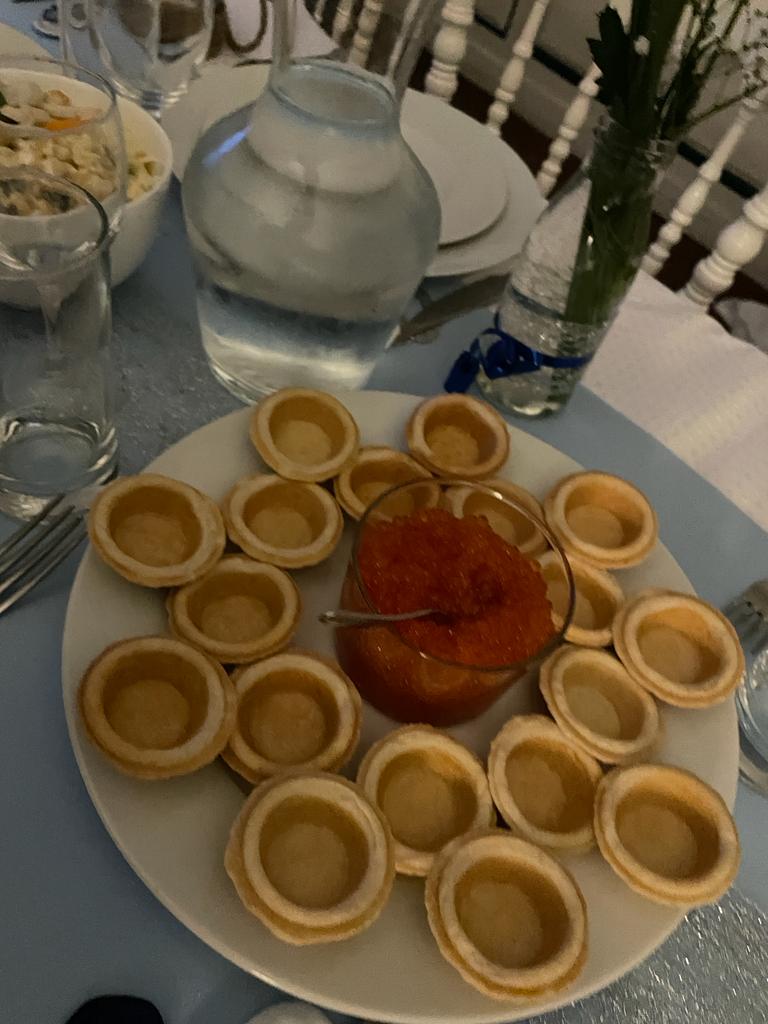 Меню на мероприятие. 1 персона.