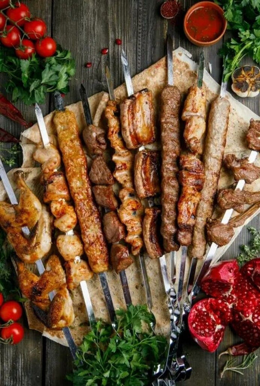 Assorted shashlik. 1.5-1.8 kg