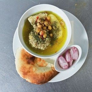 Кюфта-бозбаш-азербайджанский гороховый суп с крупными фрикадельками. (2 порции)