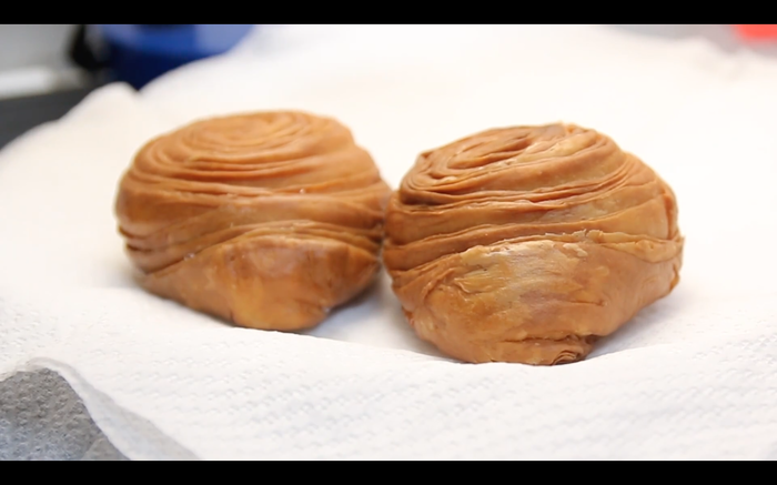 Puff pastry pies with meat "Chudu" 1 pc.
