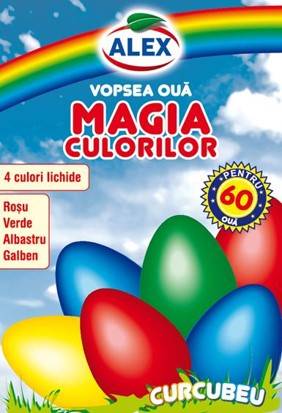 Teinture pour oeufs (4 couleurs)