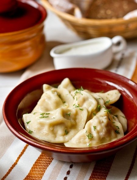 Dumplings with potatoes and mushrooms 1 kg. (frozen semi-finished product)