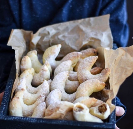 Печенье "Бананчики с ореховой начинкой" (упаковка 5 шт) Biscuits à la banane fourrés aux noix ( paquet de 5 pièces)