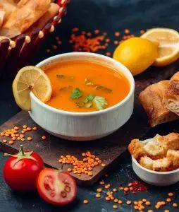 Lentil puree soup. 1 l.