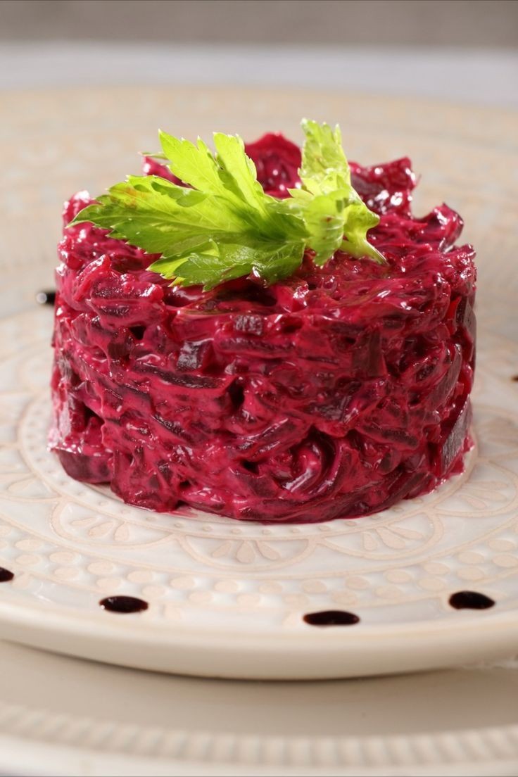 Salade de betteraves.