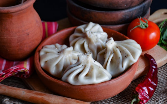 Homemade Khinkali - pork + beef (frozen, 1 kg pack)