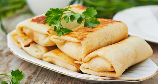 Pancakes with meat 1 pc. (frozen semi-finished product)